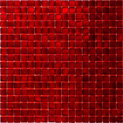 Мозаика Sagitta-8 стекло 29.5х29.5 см глянцевая чип 15х15 мм, красный