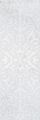 Декор Stazia White Белый 01 30х90 Gracia Ceramica глянцевый керамический 010301002115