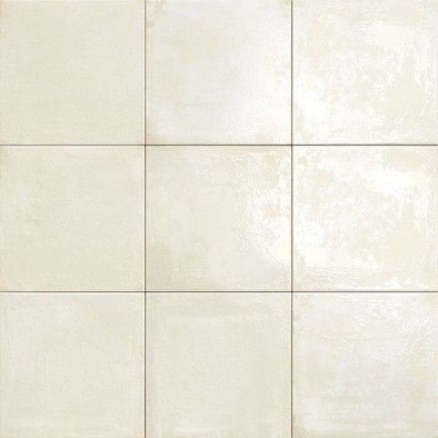 Настенная плитка Maiolica Bianco-20x20 глянцевая керамическая