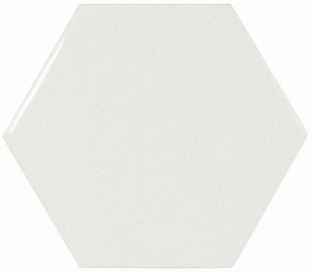 Настенная плитка Hexagon White керамическая фото Настенная плитка Hexagon White керамическая
