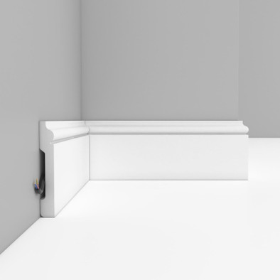 Плинтус напольный D005-115 ДМ Decomaster (79х13х2400 мм) 