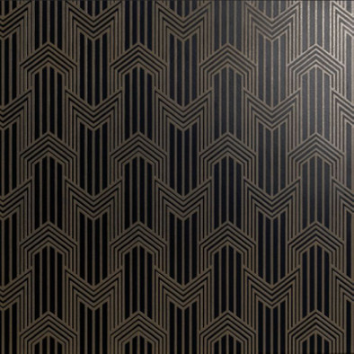 Декор Geometria Ottone Su Nero Matt Petracer`s 60x60 керамогранит глазурованный, матовый S GEOMETRIA 22-20