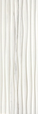 Декор Décor Riverdale Wellen White Rectificado 30х90 глянцевый керамический