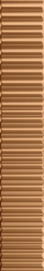 Настенная плитка Chrome Copper 5х30 Vilar Albaro рельефная (структурированная) керамическая n191138