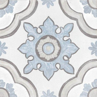 Декор Basma Decor White Mate 20x20 матовый керамогранит