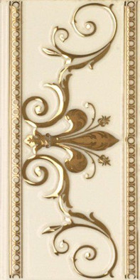 Бордюр Noblesse Cenefa Marfil Gold 20x10 глянцевая фото Бордюр Noblesse Cenefa Marfil Gold 20x10 глянцевая