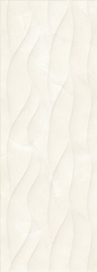 Настенная плитка 663 Marbelia (Рельеф Волна) 29,5х89,5 Eurotile Ceramica глянцевая керамическая 663 MBD1BN
