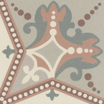 Декор Bel Histoire Lili Coin A 15x15 см Revoir Paris керамогранит матовый VVS1515_023