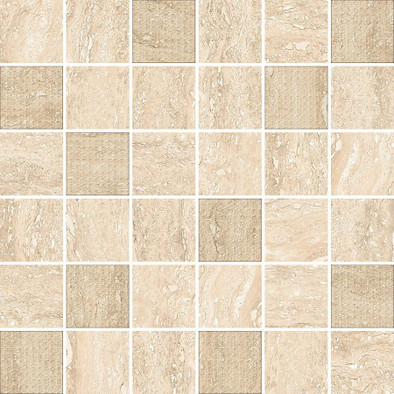 Мозаика Ascoli Beige Mosaic керамика 30x30 см матовая, бежевый